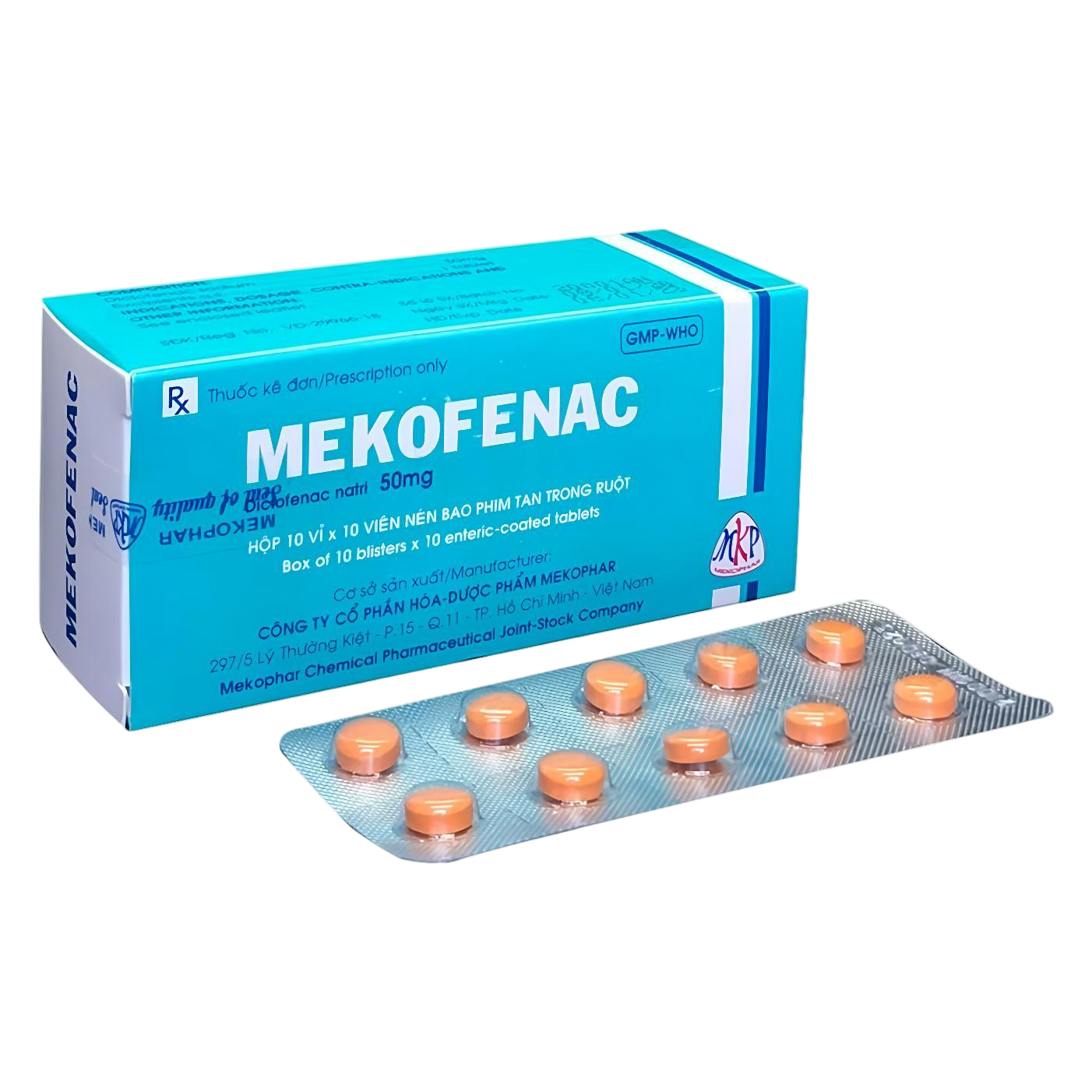 Mekofenac diclofenac 50mg mekophar (h/100v)